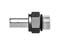 Tube fitting male straight thread adapter